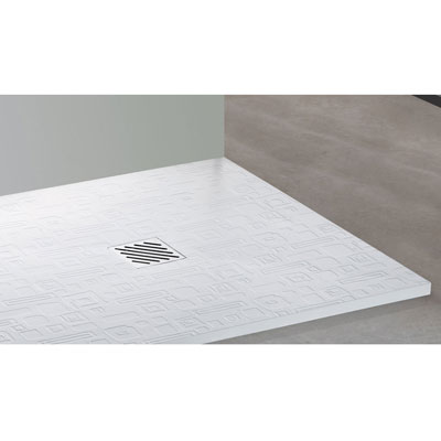 Plato de ducha Madison Blanco 120x80 cm de Resiblock